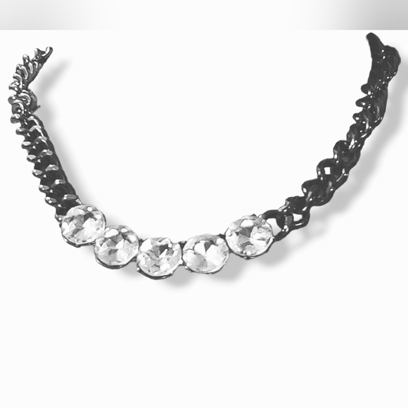 Rhinestone Renegade Necklace & Bracelet set - Picture 4 of 4